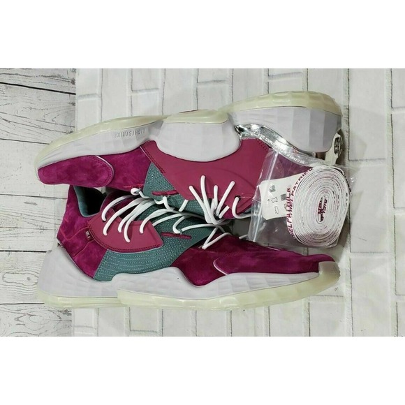 adidas Harden Vol. 4 X Daniel Patrick Power Berry Tech Emerald FY2791 MENS SZ 10 main image 7
